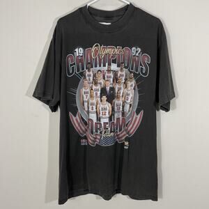 Game Changer 1992 USA Basketball Dream Team Mens Size Large T-Shirt Tee Olympic